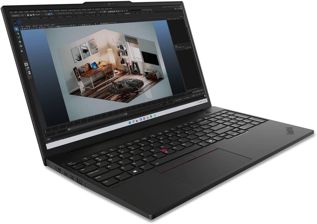 Lenovo ThinkPad P16s Gen 3 Mobil Workstation Intel Ultra 7 165H, 16 Inch WUXGA (1920x1200), NVIDIA RTX 500 ADA 4GB, Windows 11 Pro, Black