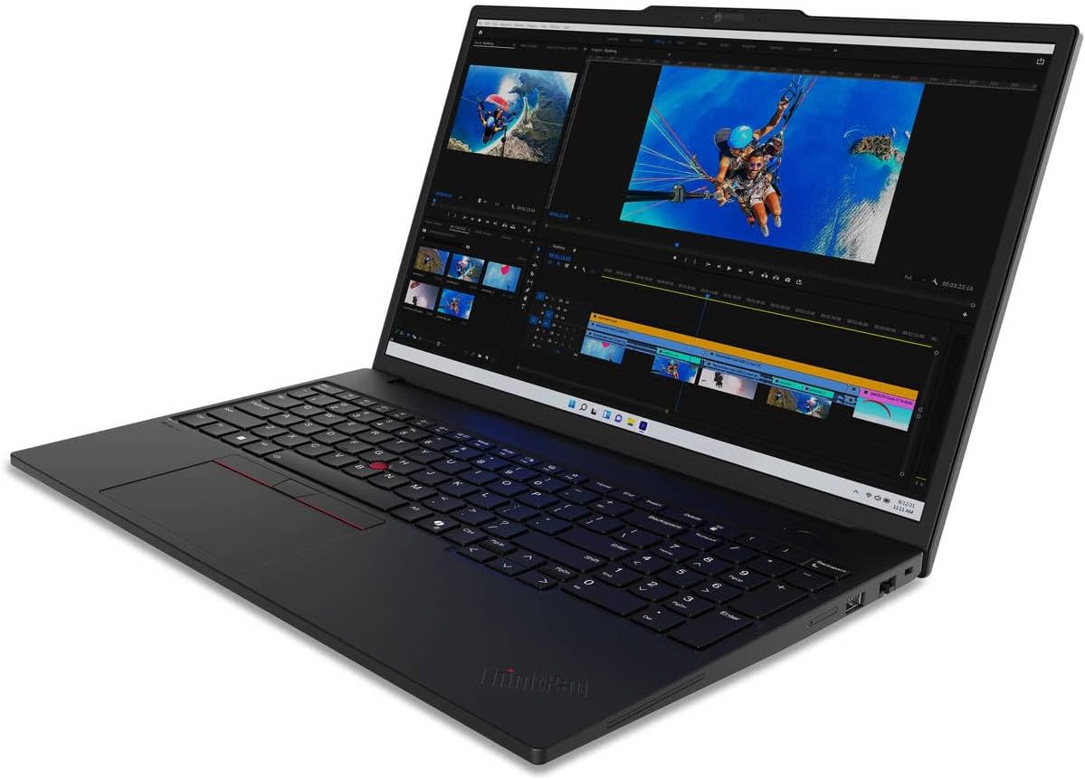 Lenovo ThinkPad P16s Gen 3 Mobil Workstation Intel Ultra 7 165H, 16 Inch WUXGA (1920x1200), NVIDIA RTX 500 ADA 4GB, Windows 11 Pro, Black