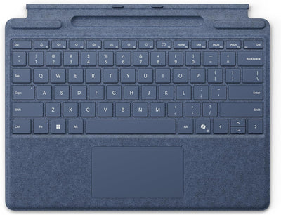 Microsoft Surface Pro Signature Keyboard for Pro 8, Pro 9, Pro x, with Pen Storage Sapphire