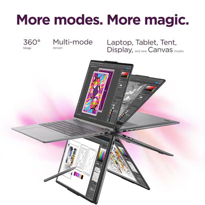 Lenovo Yoga 7i 2-in-1 16 2K LCD Touchscreen Laptop Intel Core Ultra 7 355, 16GB, 512GB SSD, 16 Inch LCD Touchscreen, Windows 11, Luna Grey