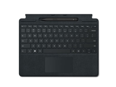 Microsoft Surface Pro Signature Keyboard for Pro 8, Pro 9, Pro x, with Slim Pen 2 Black