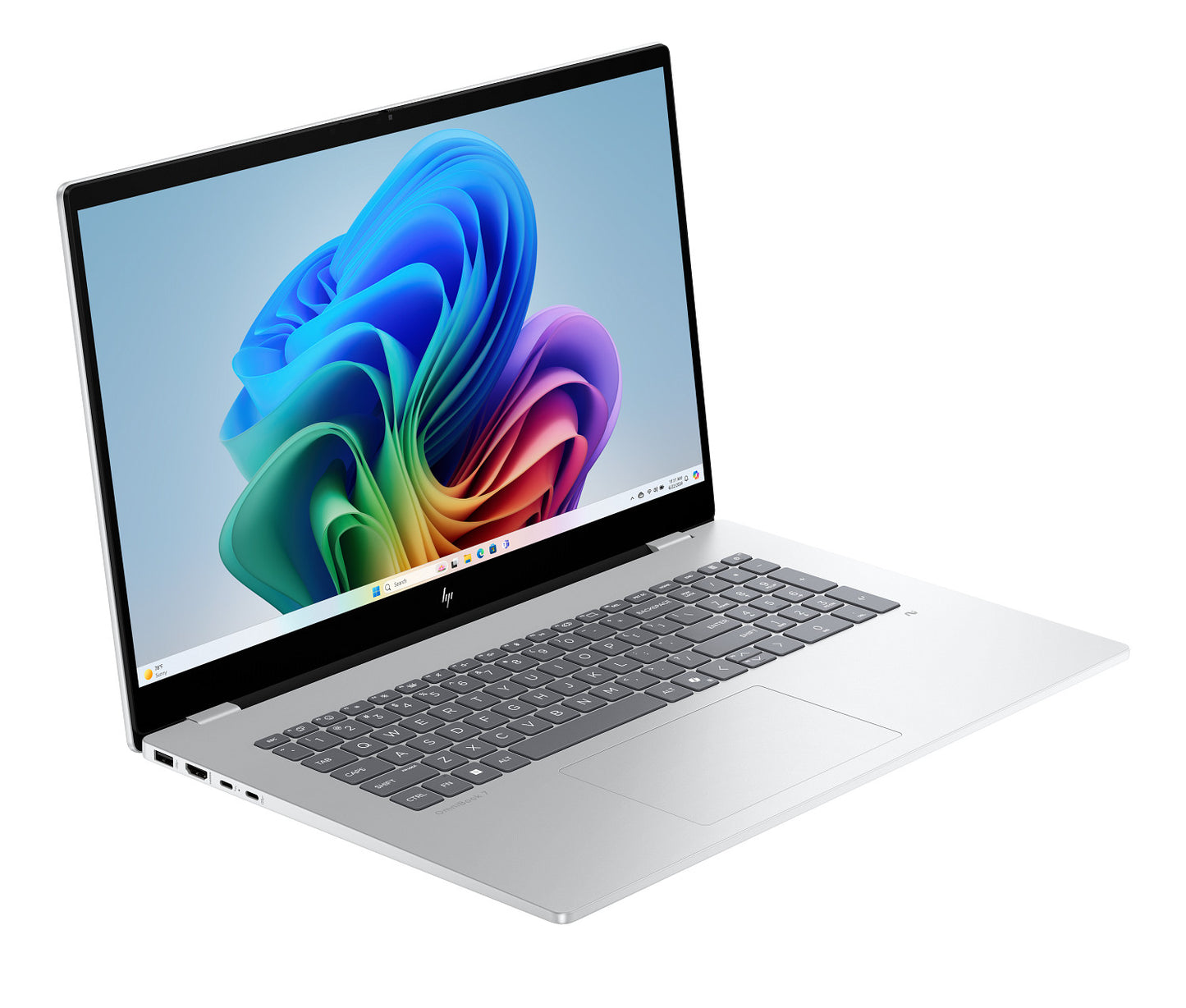 OmniBook 7 AI Laptop, Intel Core Ultra 7 258V, 17.3 Inch FHD Touchscreen, 32GB RAM, NVIDIA GeForce RTX 4050 6GB, Windows 11 Home, English only, Silver