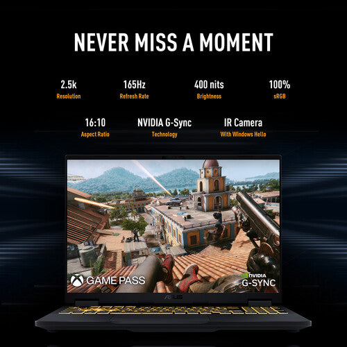 ASUS - TUF Gaming F16 Gaming Laptop - Intel Core Ultra 9 275HX, 16 Inch QHD+ 165Hz , NVIDIA GeForce RTX 5060 8GB, Windows 11, Jaeger Gray