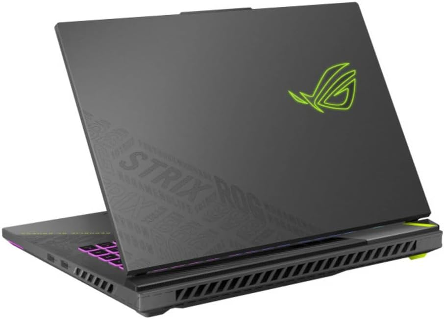 ASUS ROG Strix G16 G614PP Gaming Laptop, AMD Ryzen 9 8940HX, 16" FHD 165Hz Display, GeForce RTX 5070 8GB GPU, Windows 11, Eclipse Gray
