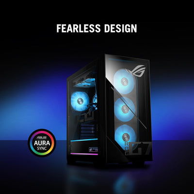 Asus ROG G700 Gaming Desktop, Intel Ultra 7-265F, NVIDIA GeForce RTX 4060Ti, Black