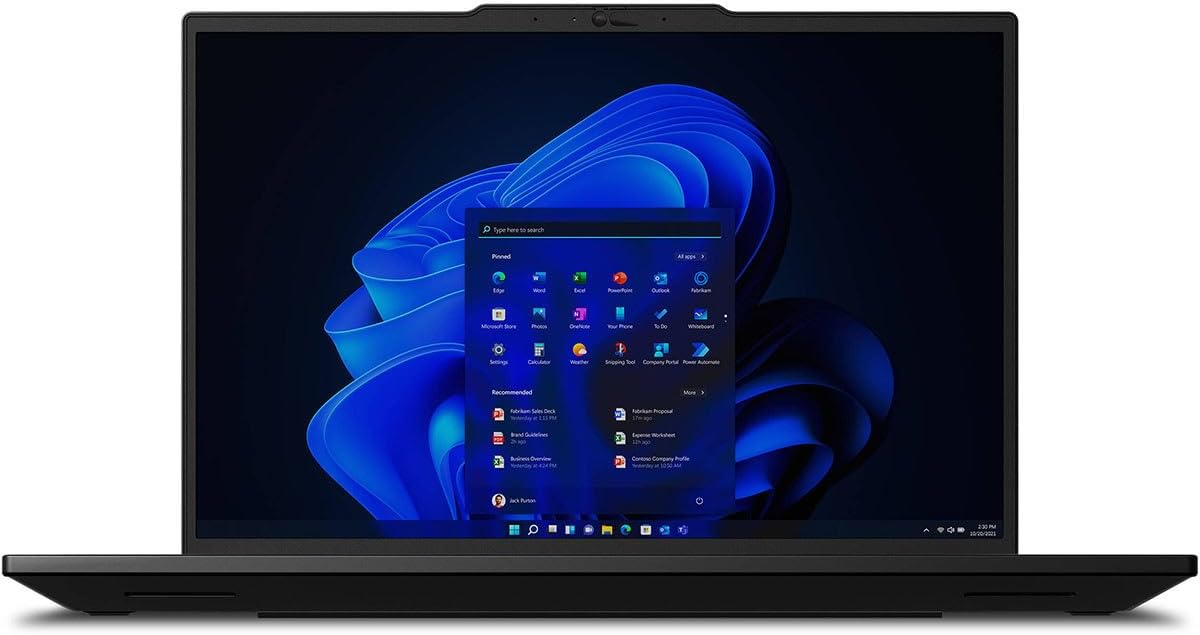 Lenovo ThinkPad P14s Gen 5 AI-Ready Workstations, Intel Ultra 7-155H, 14.5 Inch 1920x1200, Nvidia RTX ADA 500 4GB, FP, Win 11 Pro, Black