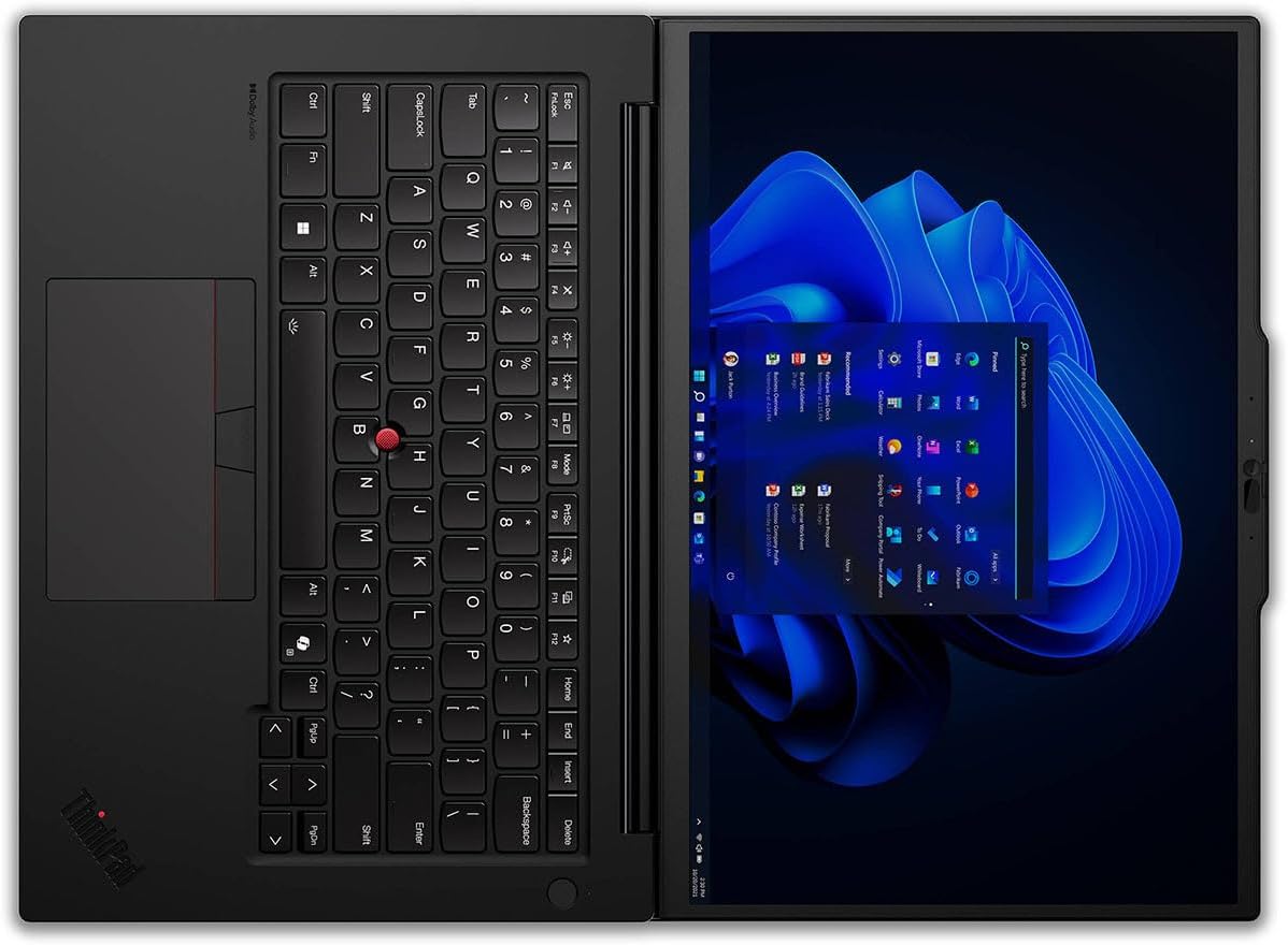 Lenovo ThinkPad P14s Gen 5 AI-Ready Workstations, Intel Ultra 7-155H, 14.5 Inch 1920x1200, Nvidia RTX ADA 500 4GB, FP, Win 11 Pro, Black