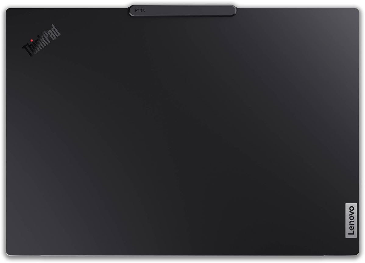 Lenovo ThinkPad P14s Gen 5 AI-Ready Workstations, Intel Ultra 7-155H, 14.5 Inch 1920x1200, Nvidia RTX ADA 500 4GB, FP, Win 11 Pro, Black
