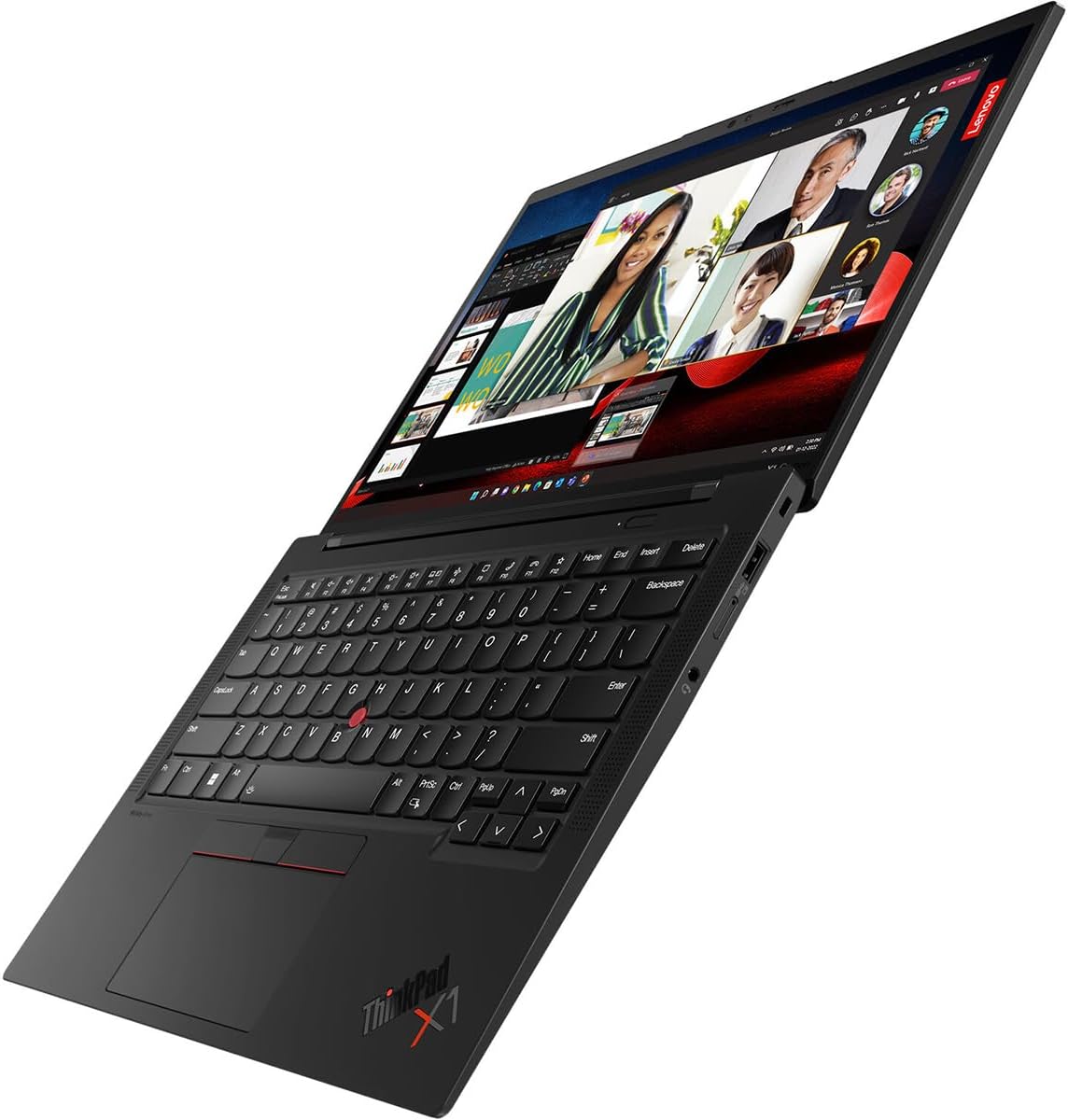 Lenovo ThinkPad X1 Carbon Gen 12 Business Laptop, Intel Ultra 7-155U, 32GB, 14 Inch 1920x1200 Touchscreen, FP, Win 11 Pro, Black (Pre-Order)