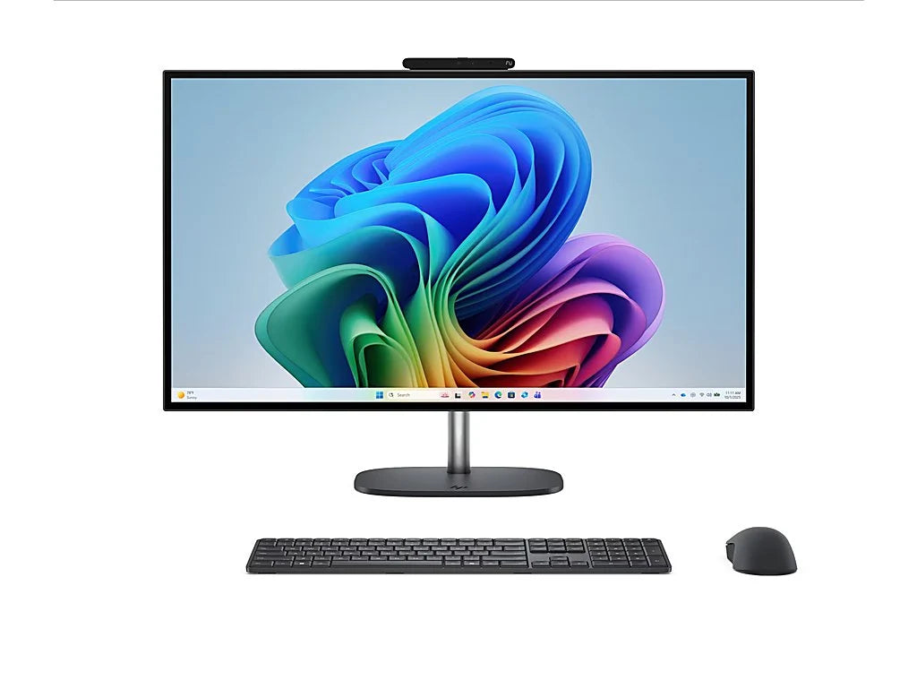 HP OmniStudio X All-in-One Desktop 27-cx0087c, Intel Ultra 9 386H, 32GB, 1TB SSD, 27 Inch QHD (2560 x 1440) Neo: LED 120 Hz, Windows 11, HP KB & Mouse Combo, Black