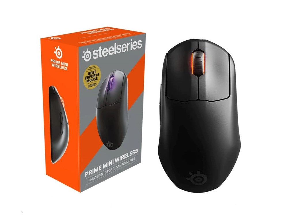 SteelSeries Prime Mini Wireless - Esports Performance Wireless Gaming Mouse, 18,000 CPI TrueMove Air Optical Sensor