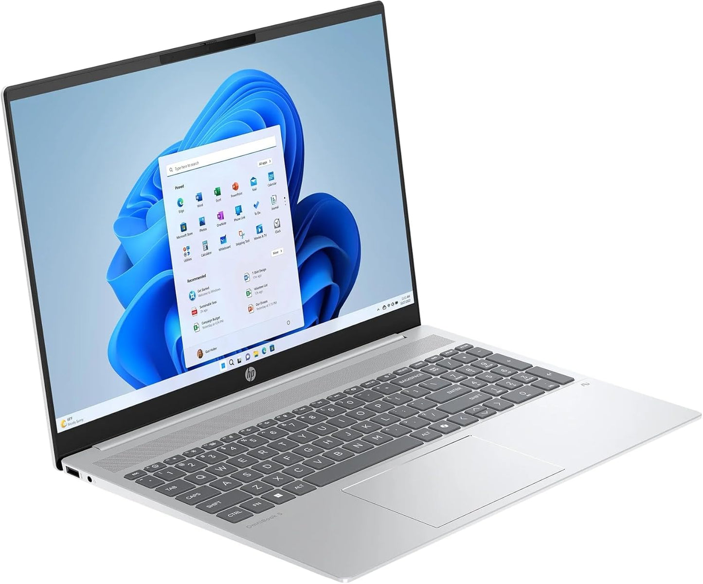 HP OmniBook 5 16-af1095cl Touchscreen Laptop - Intel Core Ultra 9 285H, 16 Inch, 2K (1920 x 1200), Touch, Full-size, Backlit Keyboard, Win 11, Silver