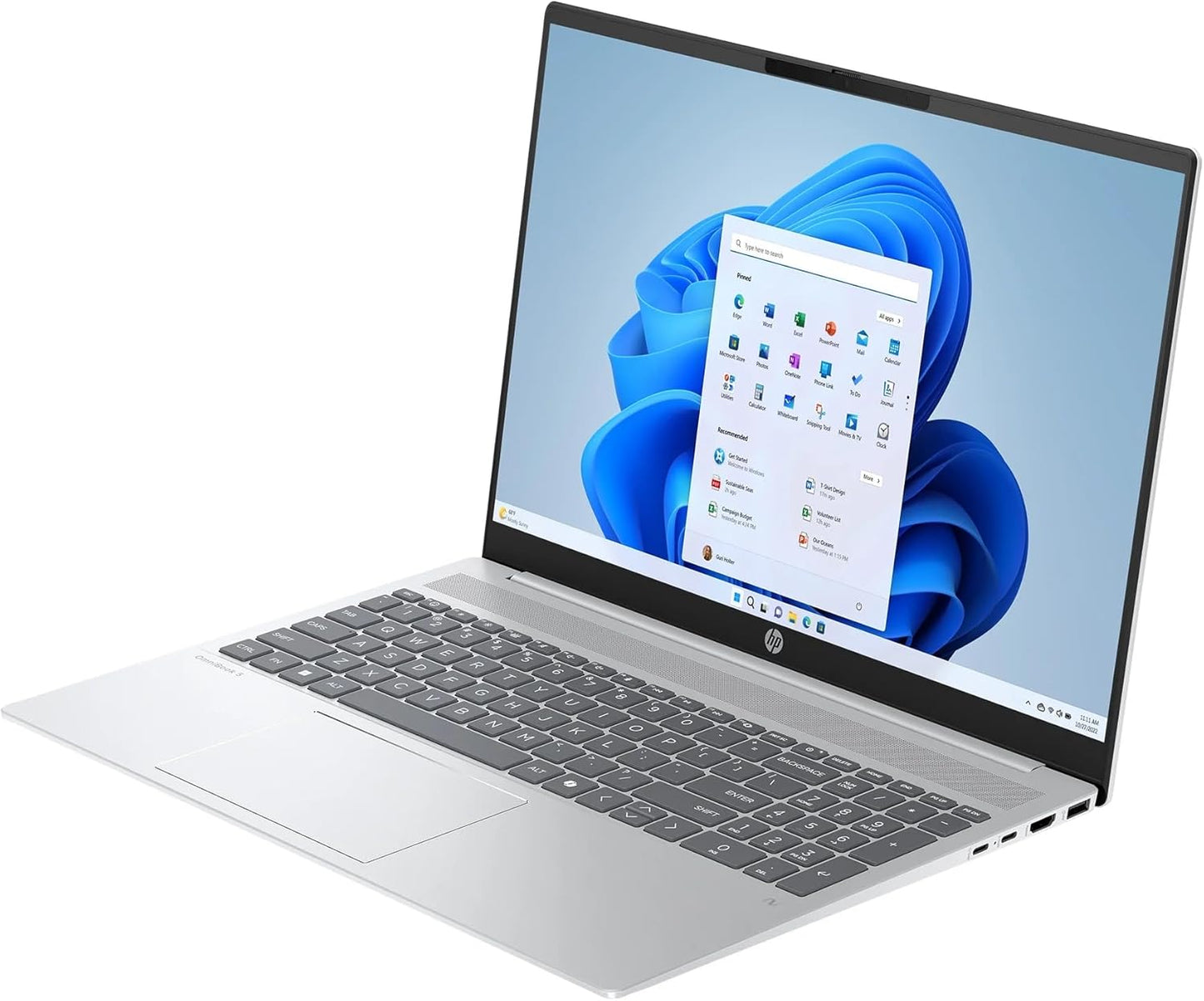 HP OmniBook 5 16-af1095cl Touchscreen Laptop - Intel Core Ultra 9 285H, 16 Inch, 2K (1920 x 1200), Touch, Full-size, Backlit Keyboard, Win 11, Silver