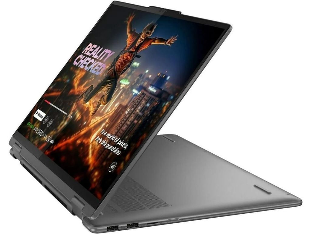 Lenovo Yoga 7i 2-In-1 laptop, Intel Core Ultra 7-155U, 16 FHD Touchscreen, Storm Grey