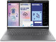 Lenovo Yoga 7i 16 - 2-in-1 Copilot+ PC Laptop- Intel Ultra 7 256V, 16GB, 16Inch Touchscreen WUXGA , Windows 11, Luna Grey