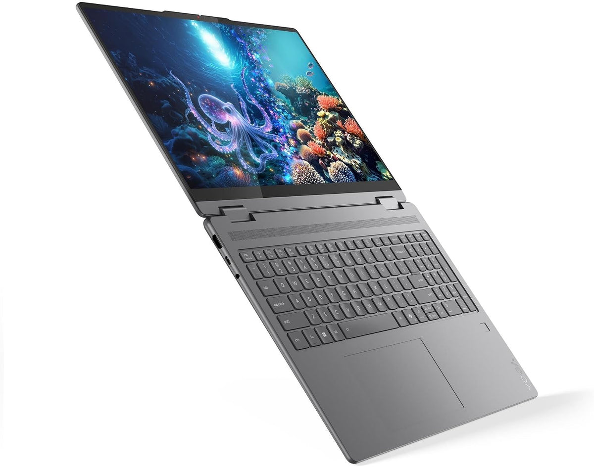 Lenovo Yoga 7i 16 - 2-in-1 Copilot+ PC Laptop- Intel Ultra 7 256V, 16GB, 16Inch Touchscreen WUXGA , Windows 11, Luna Grey