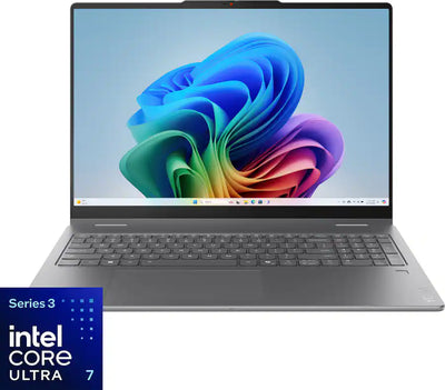 Lenovo Yoga 7i 2-in-1 16 2K LCD Touchscreen Laptop Intel Core Ultra 7 355, 16GB, 512GB SSD, 16 Inch LCD Touchscreen, Windows 11, Luna Grey