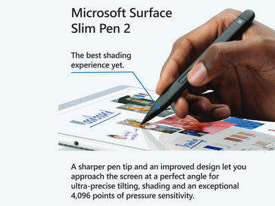 Microsoft Surface Slim Pen 2 11th Edition, compatible with surface Pro 9, Pro 8, Pro X, Black