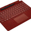 Microsoft Surface Pro Keyboard for Pro (11th Edition), Pro 9, and Pro 8 , With Slim 2 Pen, English Arabic, Red