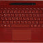 Microsoft Surface Pro Keyboard for Pro (11th Edition), Pro 9, and Pro 8 , With Slim 2 Pen, English Arabic, Red