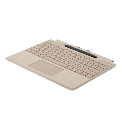 Microsoft Surface Pro Keyboard for Pro (11th Edition), Pro 9, and Pro 8 With Slim Pen, English Arabic, Dune Color