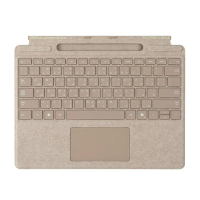 Microsoft Surface Pro Keyboard for Pro (11th Edition), Pro 9, and Pro 8 With Pen Storage "Without Pen", English Arabic, Dune Color