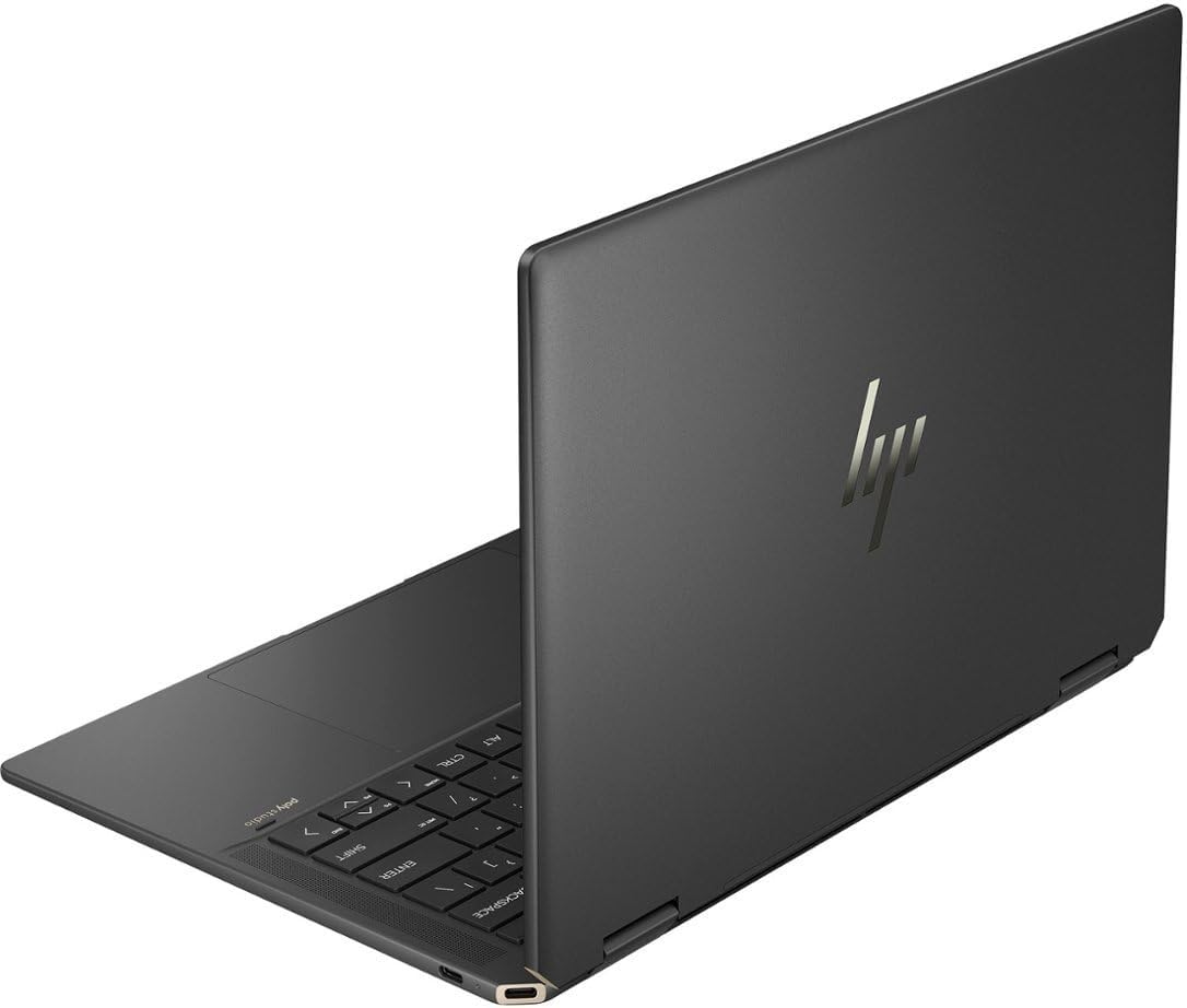 HP Spectre X360 16-AA0013 Convertible Laptop Intel Ultra 7 155H ,16GB, 16 Inch Touchscreen, Win 11, Nightfall Black (Factory Refurbished)