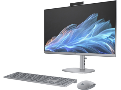 HP OmniStudio X All-in-One Desktop AI PC 27 Intel Ultra 7 155H, 16GB, 1TB SSD, 27 Inch FHD Touchscreen, Win 11, HP KB & Mouse Combo, Silver (Pre-Order)