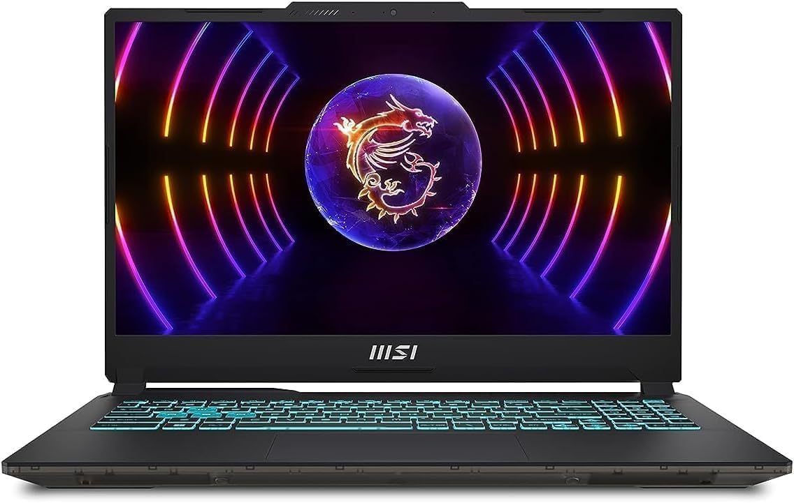 MSI Cyborg 15 Gaming Laptop Intel Core i7-13620H, 15.6 FHD 144Hz,  NVIDIA GeForce RTX4060 8GB, English/Arabic Keyboard, Black