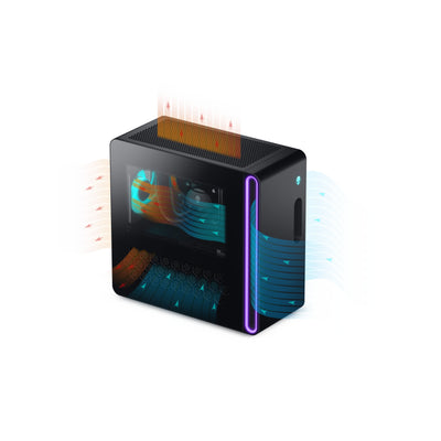 Dell Alienware Aurora R16 Gaming Desktop, Intel Ultra 9-285K, RTX 5080 16GB, Dell Keyboard & Mouse, Black Color