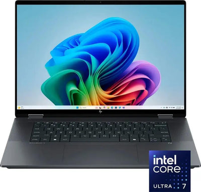 HP - OmniBook X Flip 16-as0023dx 2-in-1 - Copilot Laptop - Intel Core Ultra 7 256V, 16GB, 16 Inch 2K Touchscreen, Windows 11, Eclipse Gray