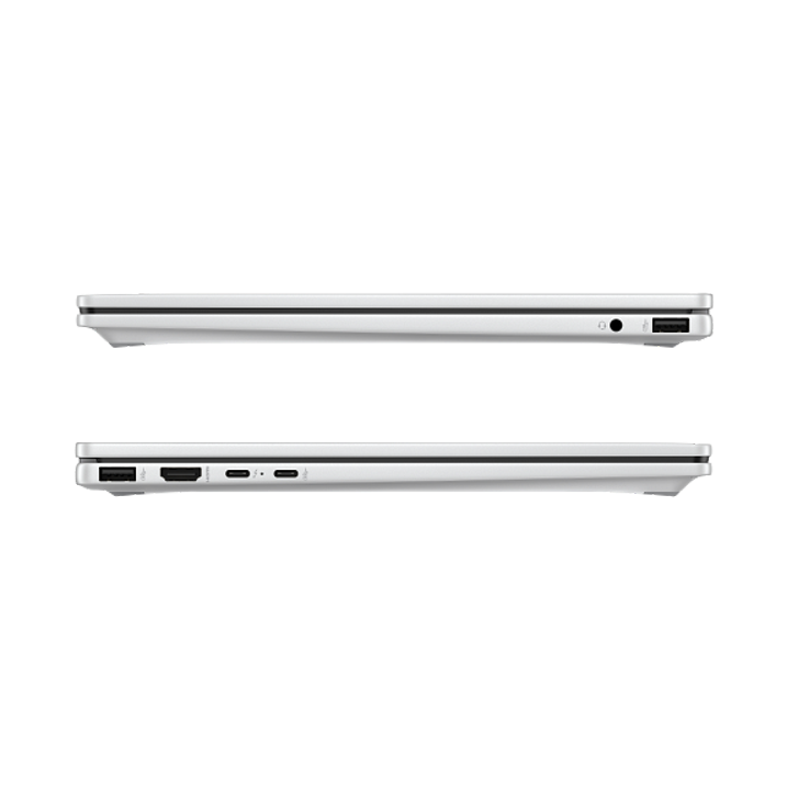 HP - OmniBook X Flip 14-fm0047nr 2-in-1 - Next Gen AI Laptop - Intel Core Ultra 7 256V, 16GB, 14 Inch 2K Touchscreen, HP Stylus Natural Silver Pen, Win 11, Glacier Silver