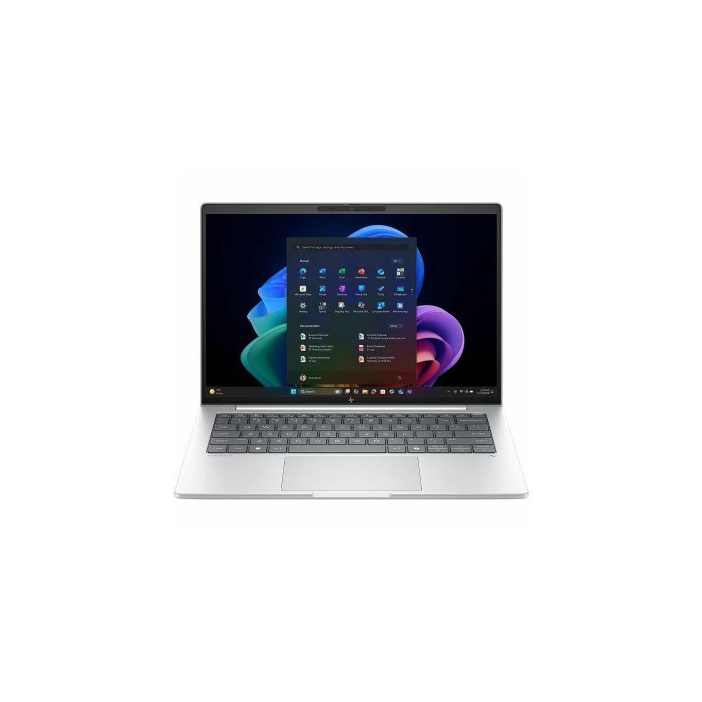 HP EliteBook 8 G1i Business Laptop Intel Core Ultra 7 258V, 32GB, 14 Inch WUXGA Touchscreen, Intel Graphics, Win 11 Pro, Silver