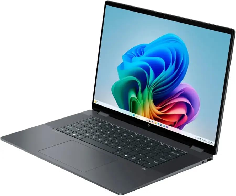 HP OmniBook X Flip 16 2-in-1 - Copilot+ Laptop - Intel Core Ultra 9 288V, 32GB LPDDR5x, 16 Inch 3K OLED Touchscreen, Windows 11, Eclipse Gray