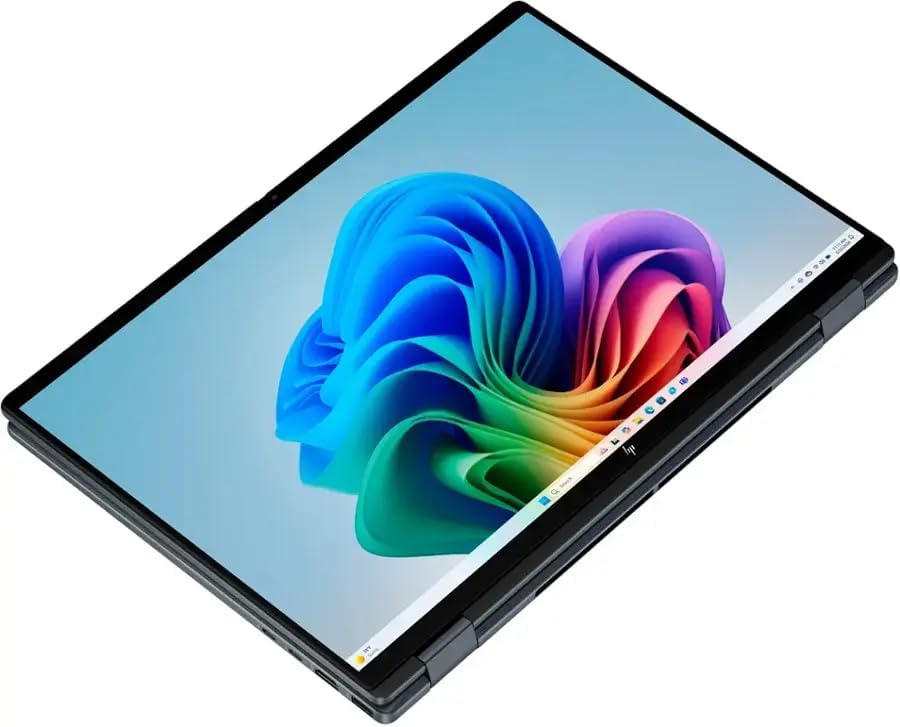 HP OmniBook X Flip 16 2-in-1 - Copilot+ Laptop - Intel Core Ultra 9 288V, 32GB LPDDR5x, 16 Inch 3K OLED Touchscreen, Windows 11, Eclipse Gray