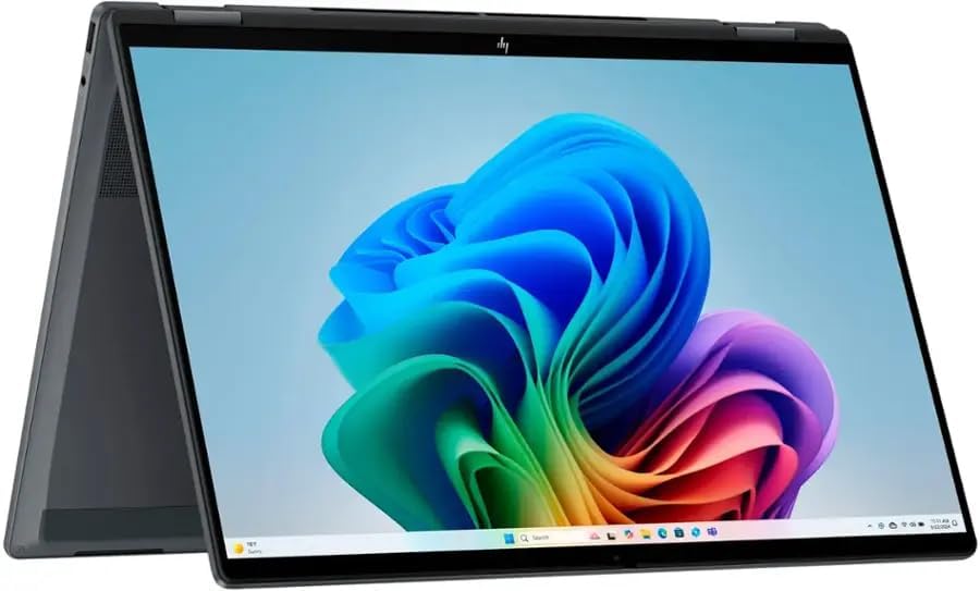HP OmniBook X Flip 16 2-in-1 - Copilot+ Laptop - Intel Core Ultra 9 288V, 32GB LPDDR5x, 16 Inch 3K OLED Touchscreen, Windows 11, Eclipse Gray
