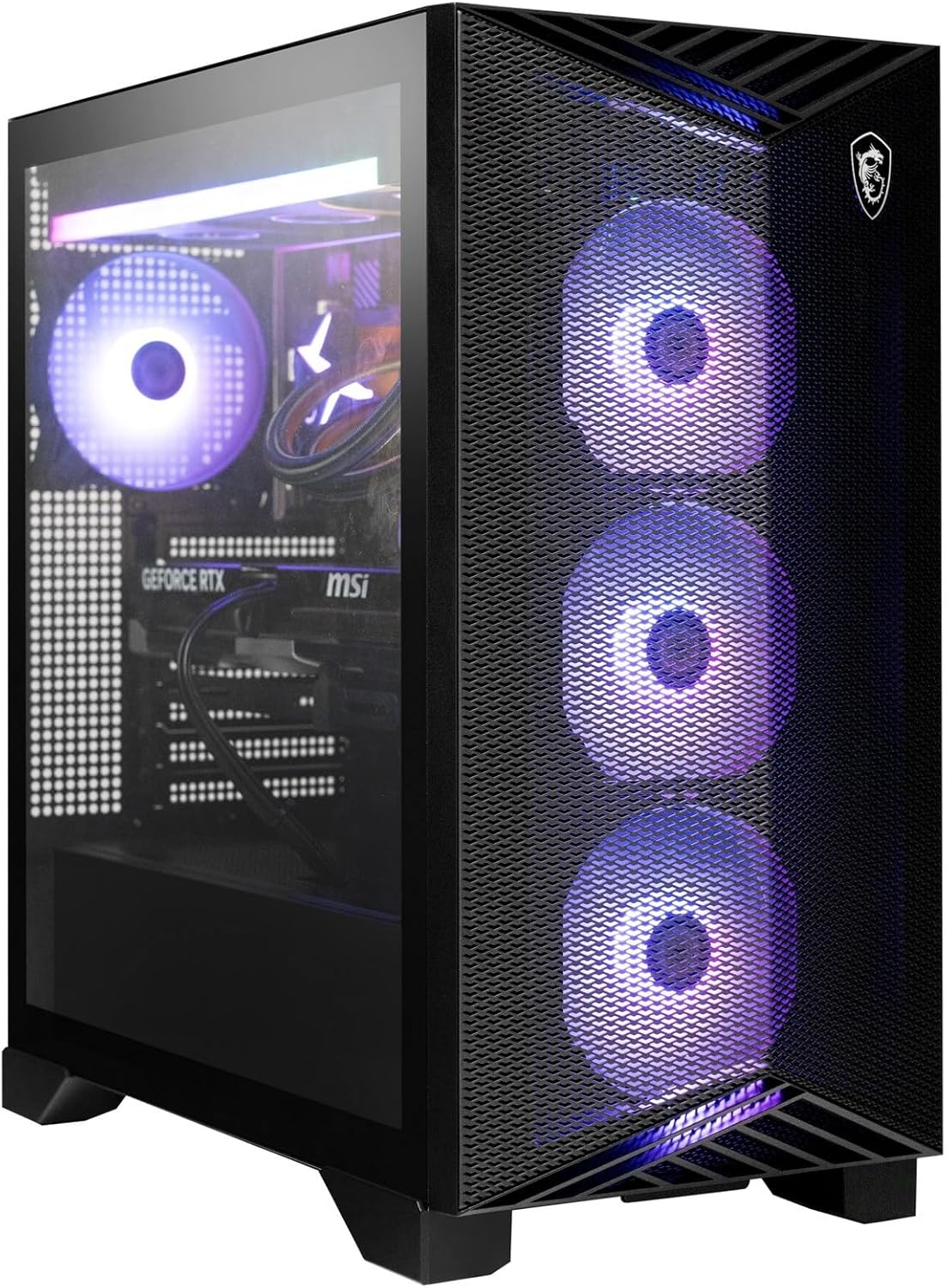 MSI Aegis ZS2 Gaming Desktop, Ryzen 7-9800X3D, Bluetooth, RTX 5080 16GB, MSI Mouse + MSI Keyboard Included, Black