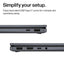 HP OmniBook X Flip 16-cb0023dx 2-in-1 - Copilot Laptop - Intel Core Ultra 7 355, 16GB, 16 Inch 2K OLED Touchscreen, Windows 11, Eclipse Gray