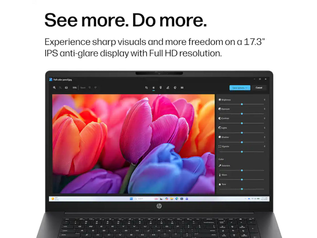 HP OmniBook 3 AI PC 17-dg0000, Ultra 7-255U, 17.3 Inch FHD, Windows 11, Mica Silver