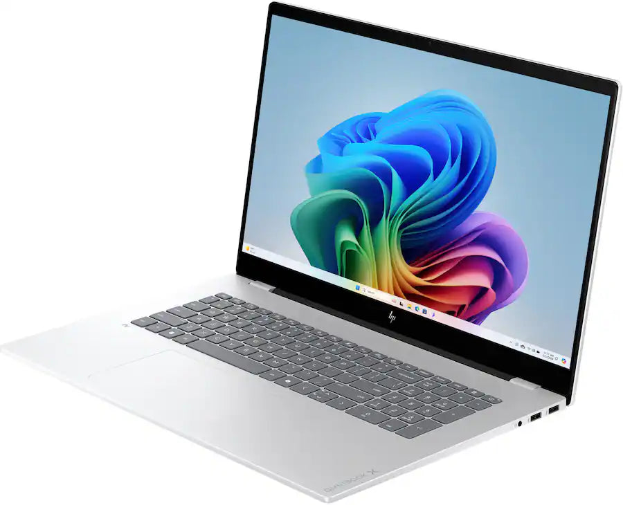 HP - OmniBook X 17.3" 17-DD0003DX Copilot+ PC Laptop - Intel Core Ultra 7 256V, 16GB, 17.3 inches FHD Touchscreen, Intel Arc 140V,  Windows 11, Glacier Silver