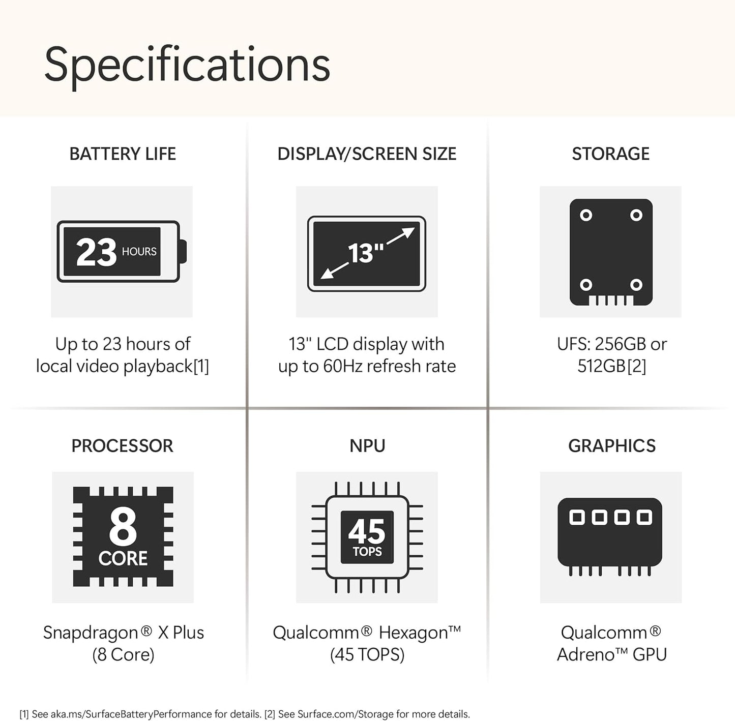 Microsoft Surface Laptop 7 Copilot+ PC  Snapdragon X Plus, 16GB, 512 GB SSD, 13 Inch Touchscreen, Win 11, Ocean Blue