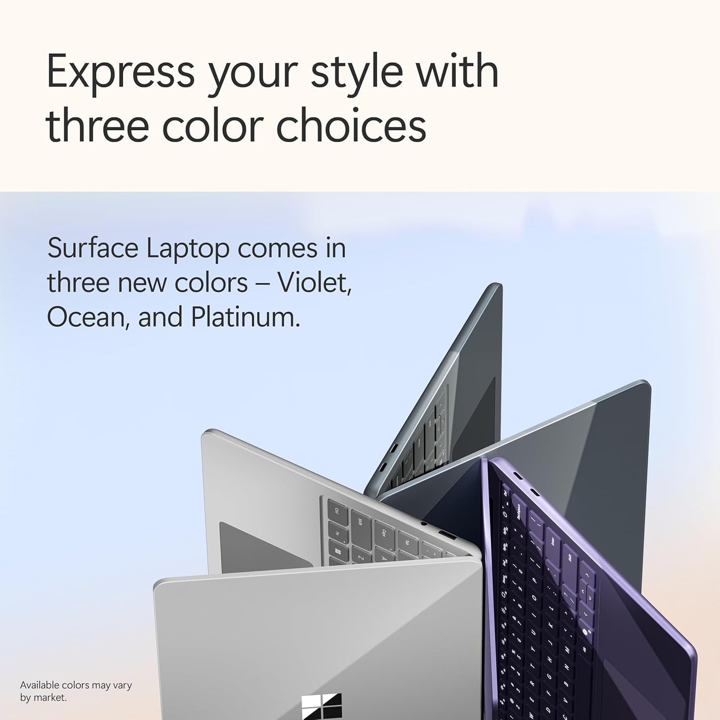 Microsoft Surface Laptop 7 Copilot+ PC  Snapdragon X Plus, 16GB, 512 GB SSD, 13 Inch Touchscreen, Win 11, Ocean Blue