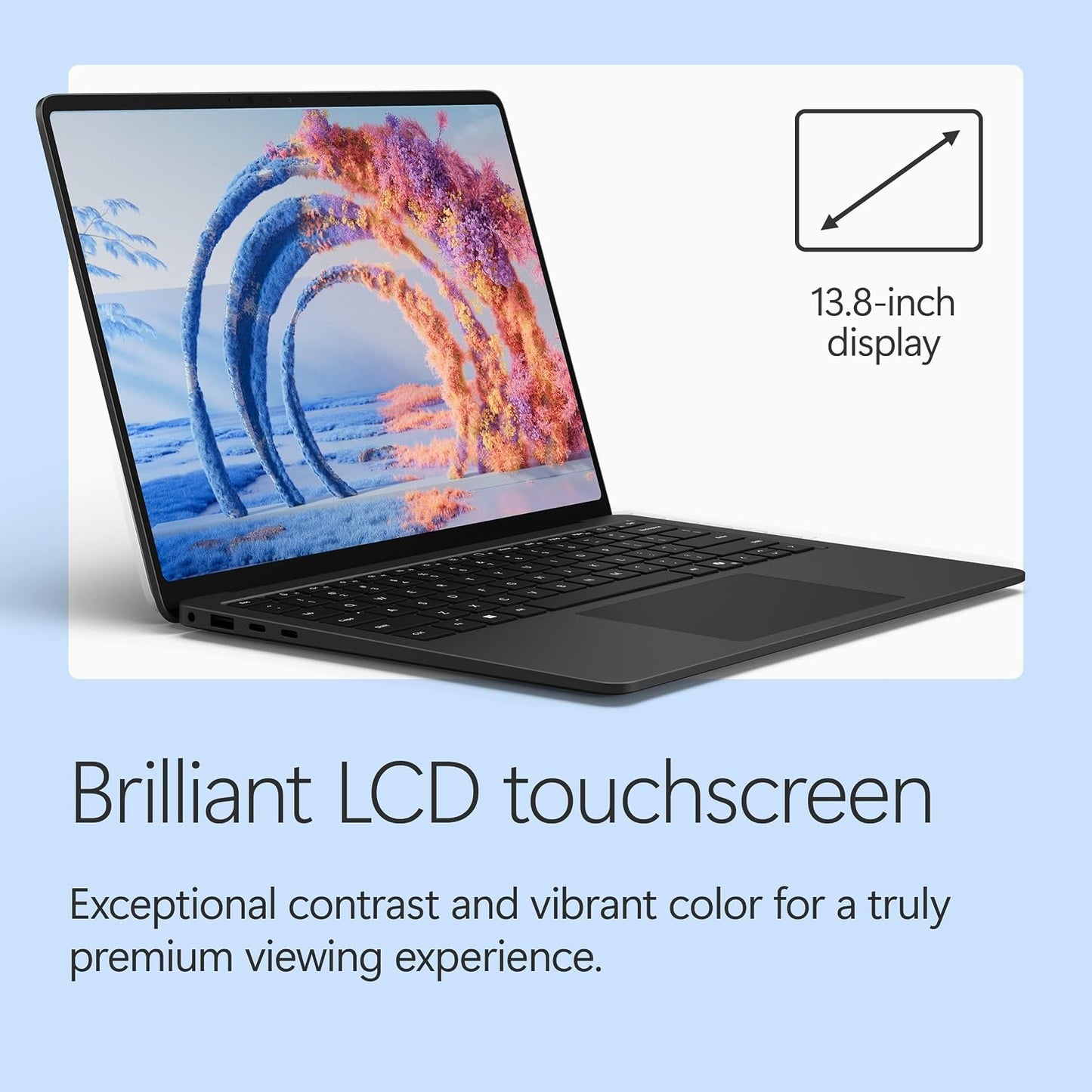 Microsoft Surface Laptop 8 Copilot+ PC Snapdragon X2 Plus, 16GB, 512GB SSD, 13.8 Inch 2304 x 1536 Touchscreen 120Hz, Windows 11 Home, Black