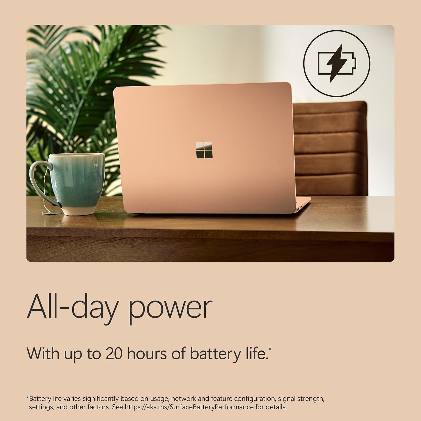 Microsoft Surface Laptop 8 Copilot+ PC Snapdragon X2 Plus, 16GB, 512GB SSD, 13.8 Inch 2304 x 1536 Touchscreen 120Hz, Windows 11 Home, Dune