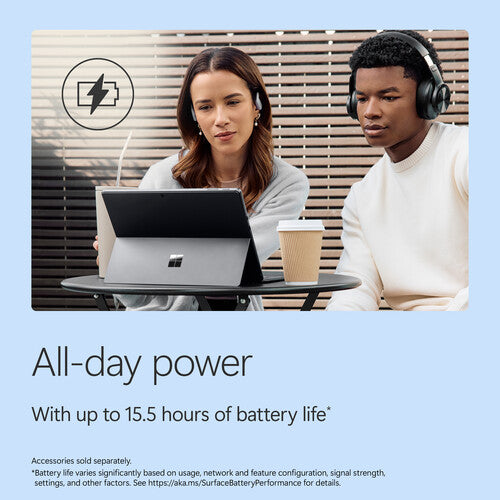 Microsoft Surface Pro (12th Edition) 13",  Copilot+ PC | 10-Core Qualcomm Snapdragon X2 Plus Processor, 16GB, 512GB, 13 Inch 2880 x 1920 Touchscreen, Windows 11, Black