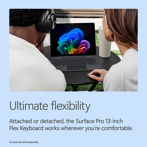 Microsoft Surface Pro (12th Edition) 13",  Copilot+ PC | 10-Core Qualcomm Snapdragon X2 Plus Processor, 16GB, 512GB, 13 Inch 2880 x 1920 Touchscreen, Windows 11, Black