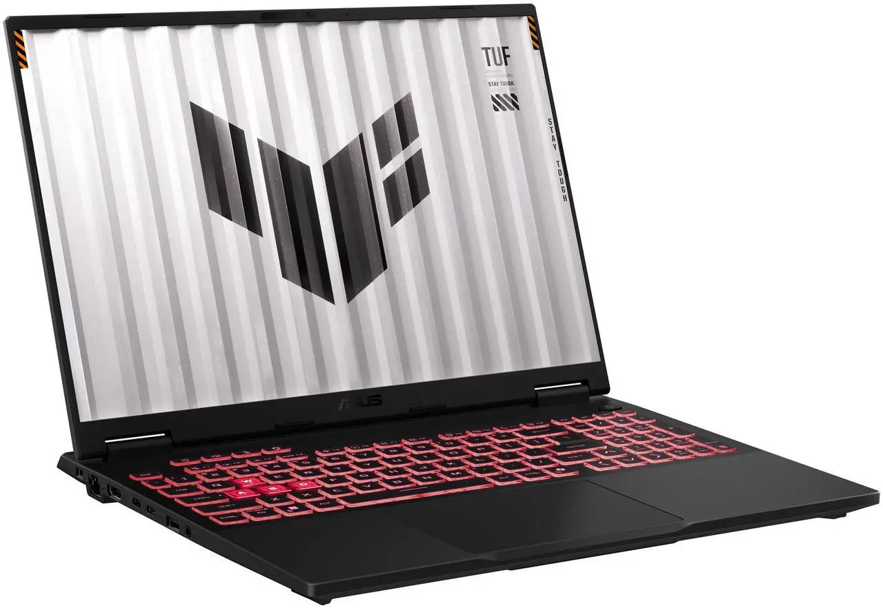 Asus TUF Gaming Laptop A16, AMD Ryzen 7 260, Nvidia RTX 5060 8GB, 16" WUXGA 165 Hz Display, Windows 11, Gray
