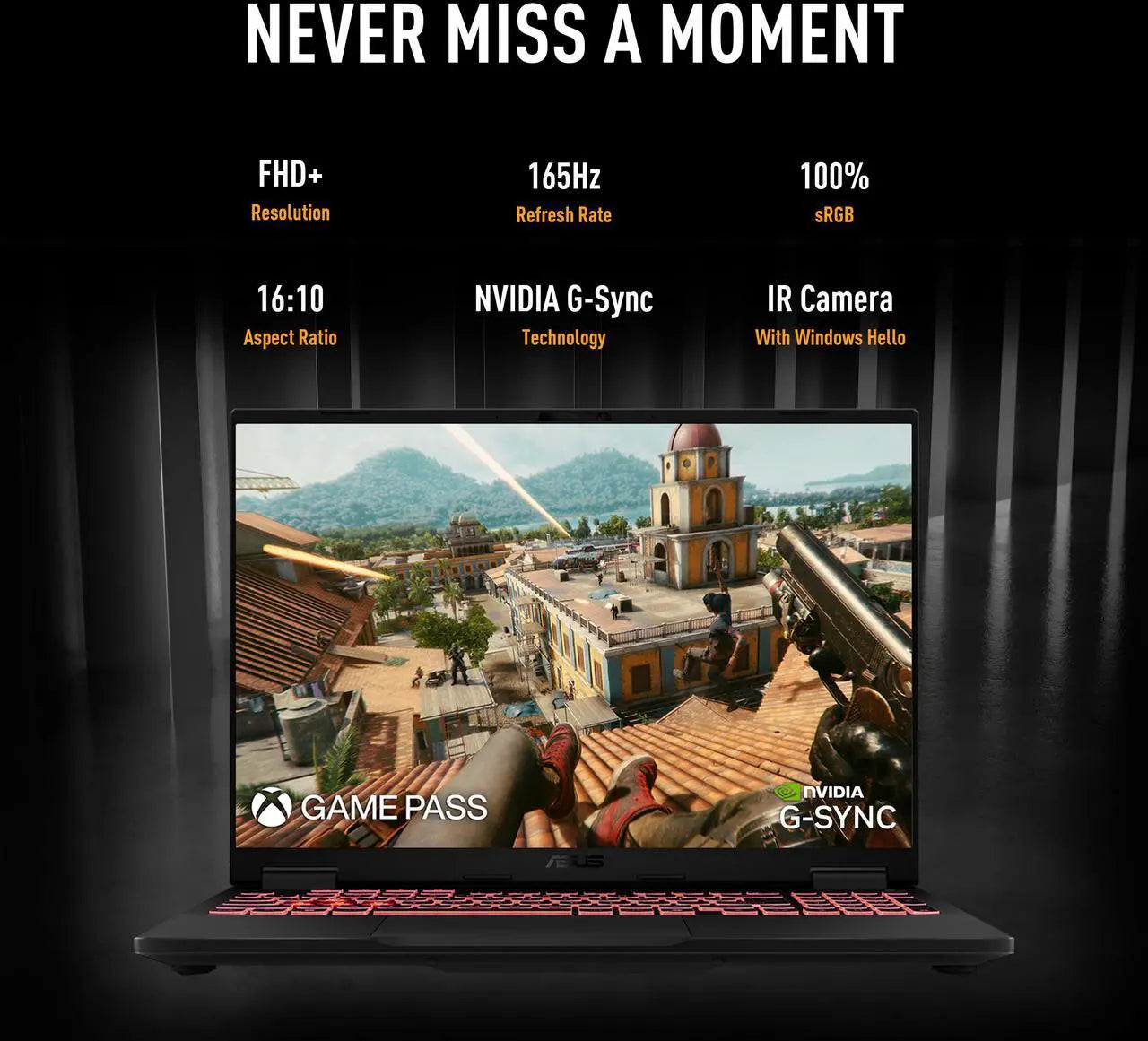 Asus TUF Gaming Laptop A16, AMD Ryzen 7 260, Nvidia RTX 5060 8GB, 16" WUXGA 165 Hz Display, Windows 11, Gray