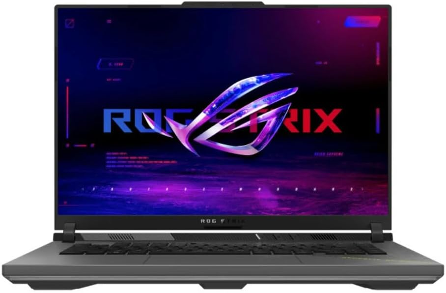 ASUS ROG Strix G16 G614PR Gaming Laptop, AMD Ryzen 9 8940HX, 16" FHD 165Hz Display, GeForce RTX 5070 Ti 12GB, Windows 11, Eclipse Gray