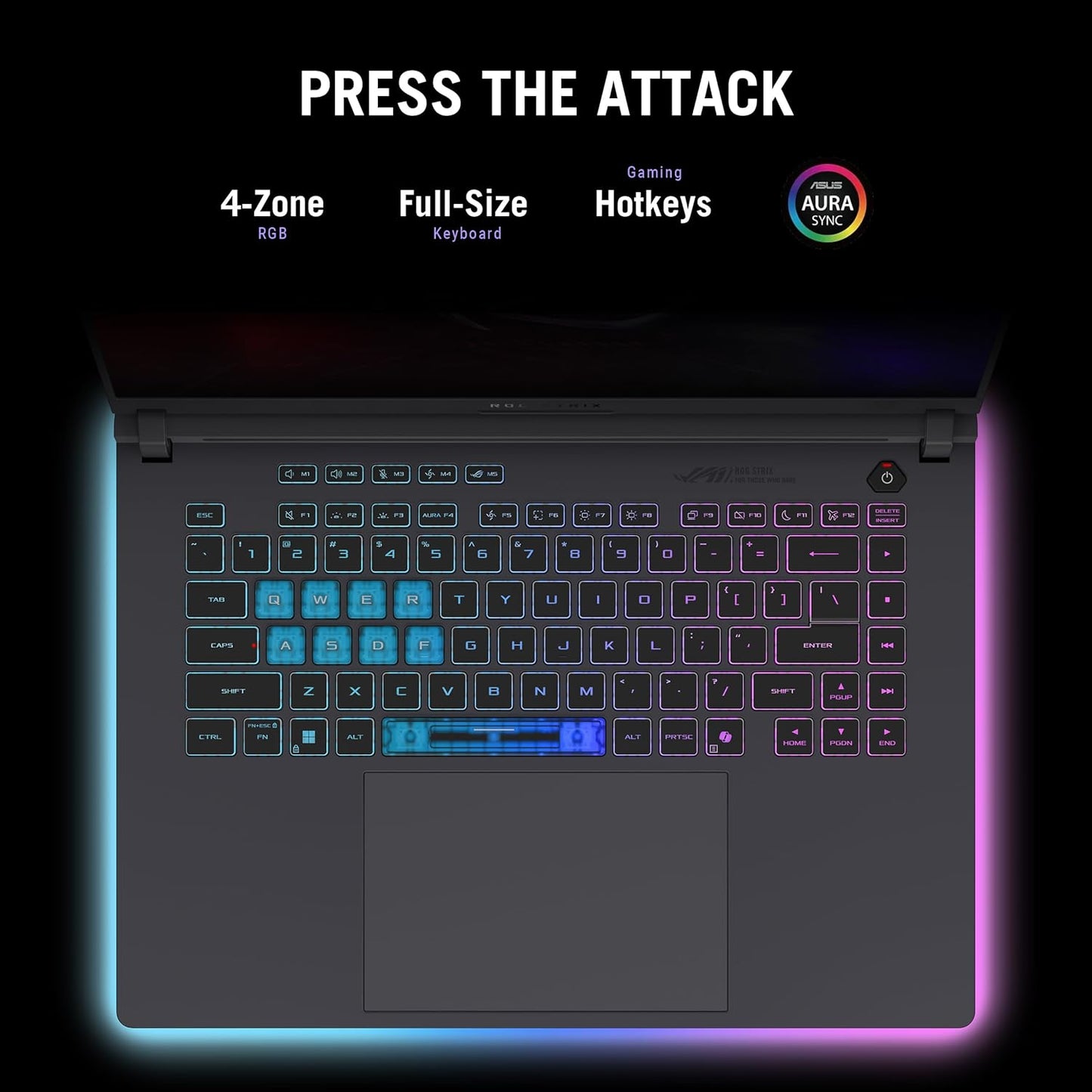 ASUS ROG Strix G16 Gaming Laptop, Intel Core i7-14650HX, 16 Inch FHD 165Hz, NVIDIA GeForce RTX5060 8GB, Windows 11, Black